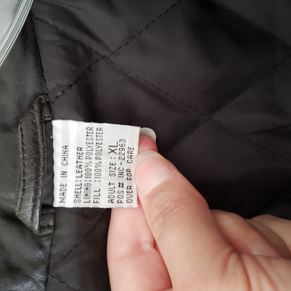Mens Leather Coat - Picture 2 of 4